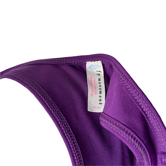 Free People Movement Move Me Woman’s Sports Bra Medium Purple. - Picture 3 of 5